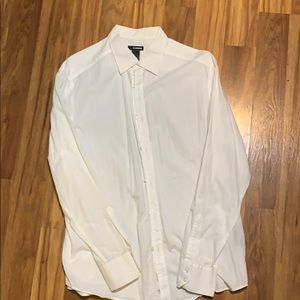 Claiborne XL Button Down White Shirt